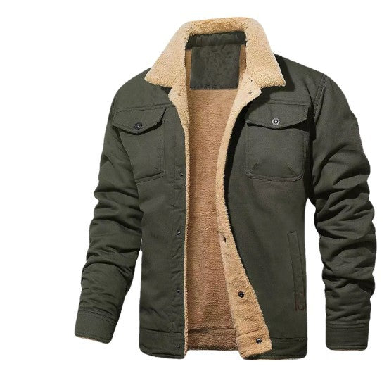 Casey | Zeitlose Aviator-Jacke mit Fleecefutter