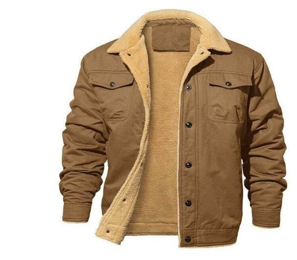 Casey | Zeitlose Aviator-Jacke mit Fleecefutter