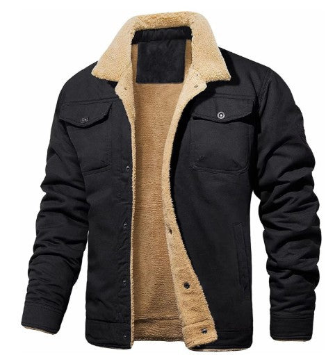 Casey | Zeitlose Aviator-Jacke mit Fleecefutter